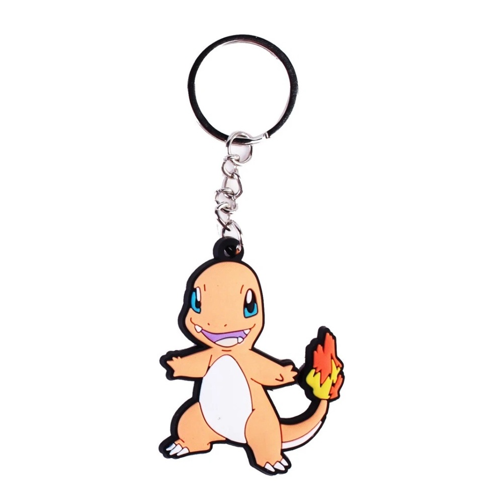 Charmander Pokemon Rubber Keychain